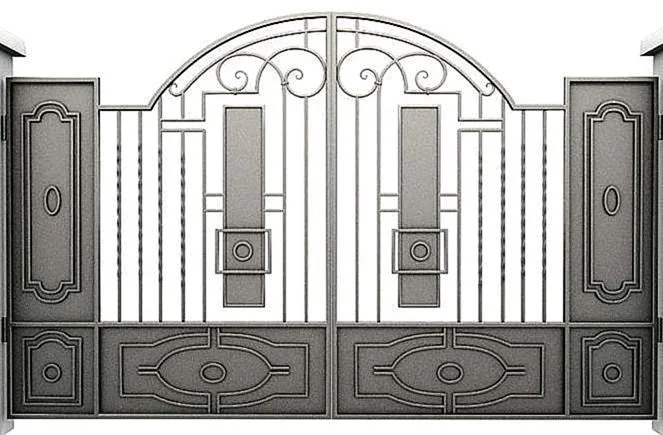 Распашные ворота Grand-6 (Нитроэмаль)